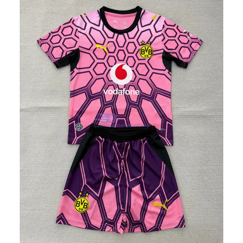 Camiseta de Portero Borussia Dortmund 2026/2027 Rosa Niño Kit