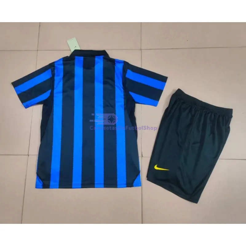 Camiseta Inter de Milan 2026/2027 1ª Equipación Azul/Negro Niño Kit