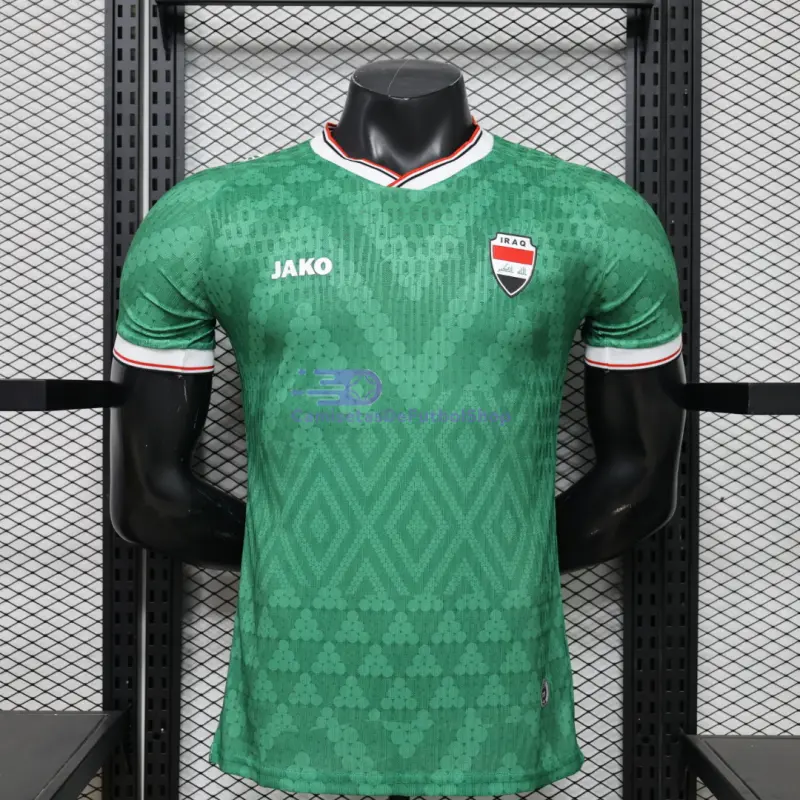 Camiseta Irak Mundial 2026 2ª Equipación Verde (EDICIÓN JUGADOR)