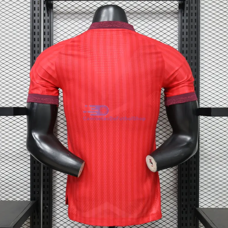 Camiseta Olympique De Lyon 2026/2027 2ª Equipación Rojo (EDICIÓN JUGADOR)