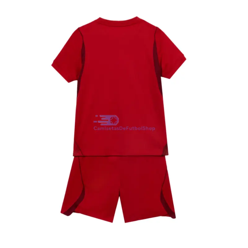 Camiseta Turquía Mundial 2026 1ª Equipación Rojo Niño Kit
