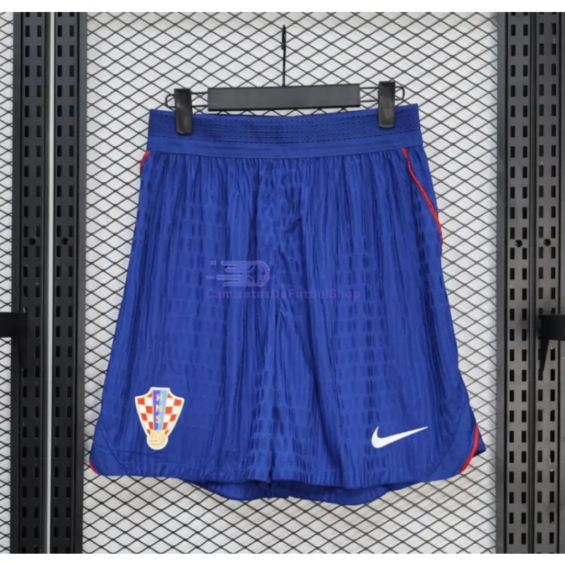 Pantalón Corto Croacia Mundial 2026 2ª Equipación Azul (EDICIÓN JUGADOR)