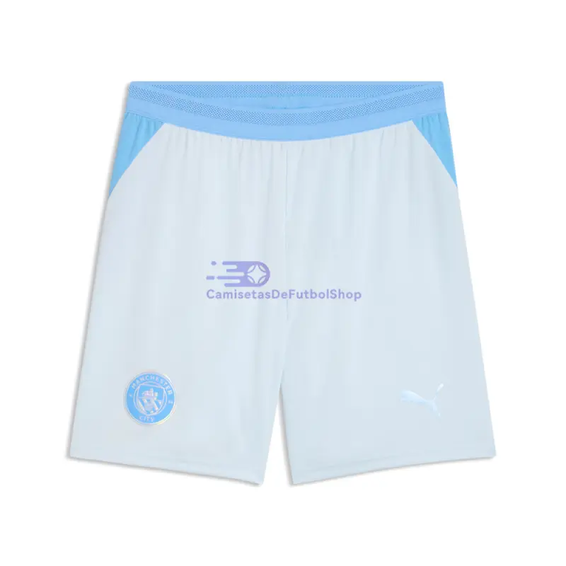 Pantalón Corto Manchester City 2026/2027 1ª Equipación Blanco