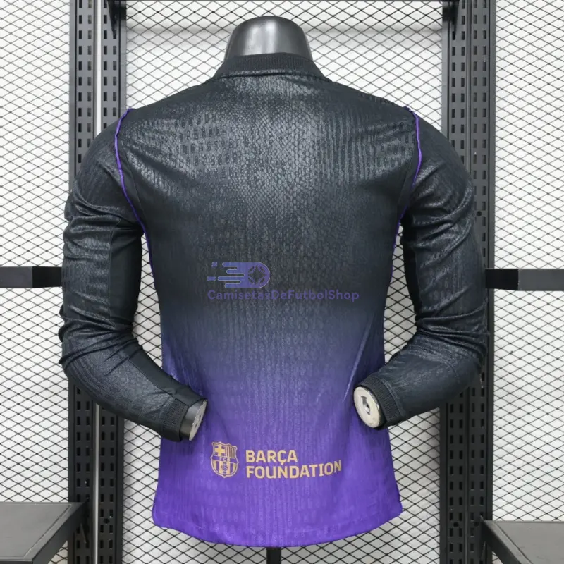 Camiseta Barcelona 2026/2027 ML Morado/Negro (EDICIÓN JUGADOR)