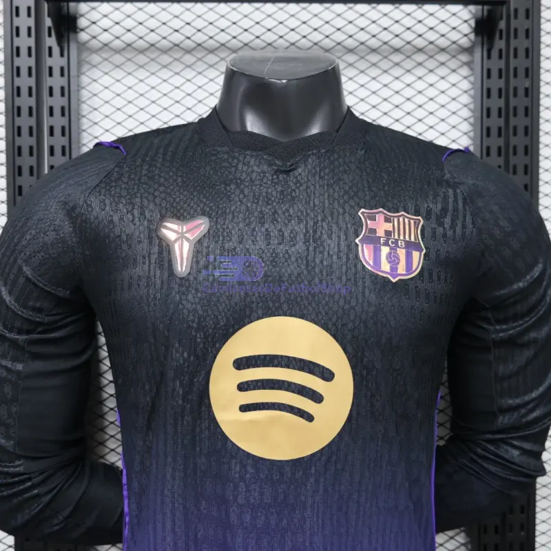 Camiseta Barcelona 2026/2027 ML Morado/Negro (EDICIÓN JUGADOR)