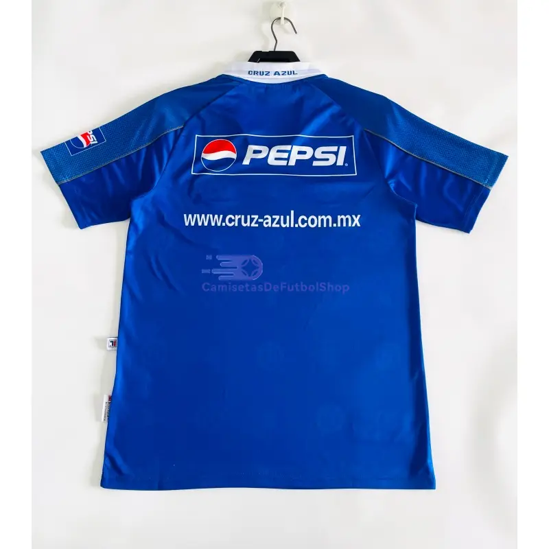 Camiseta Cruz Azul 2000/2001 1ª Equipación Retro Azul
