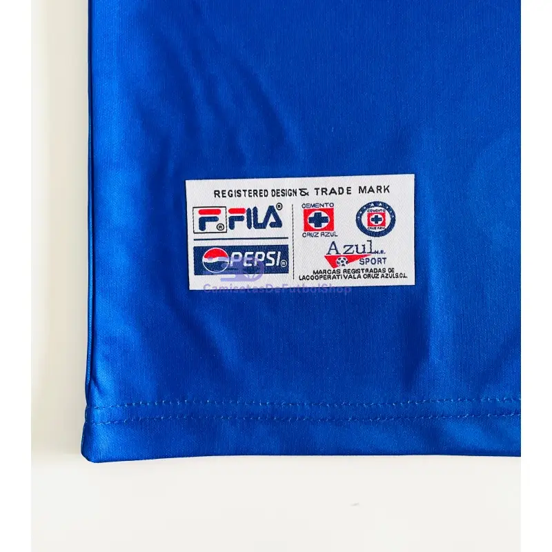 Camiseta Cruz Azul 2000/2001 1ª Equipación Retro Azul