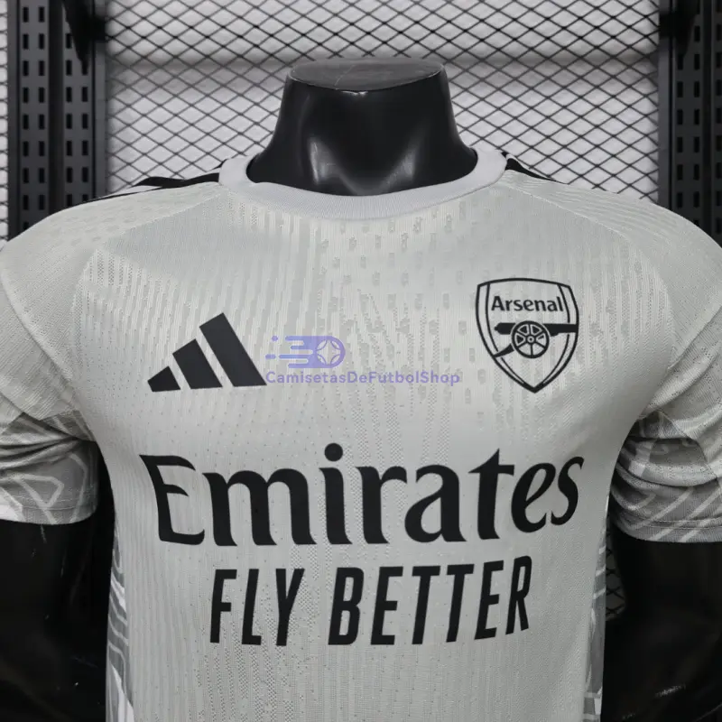Camiseta de Portero Arsenal 2026/2027 Gris (EDICIÓN JUGADOR)