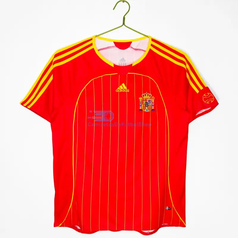 Camiseta España 2006 1ª Equipación Retro Rojo