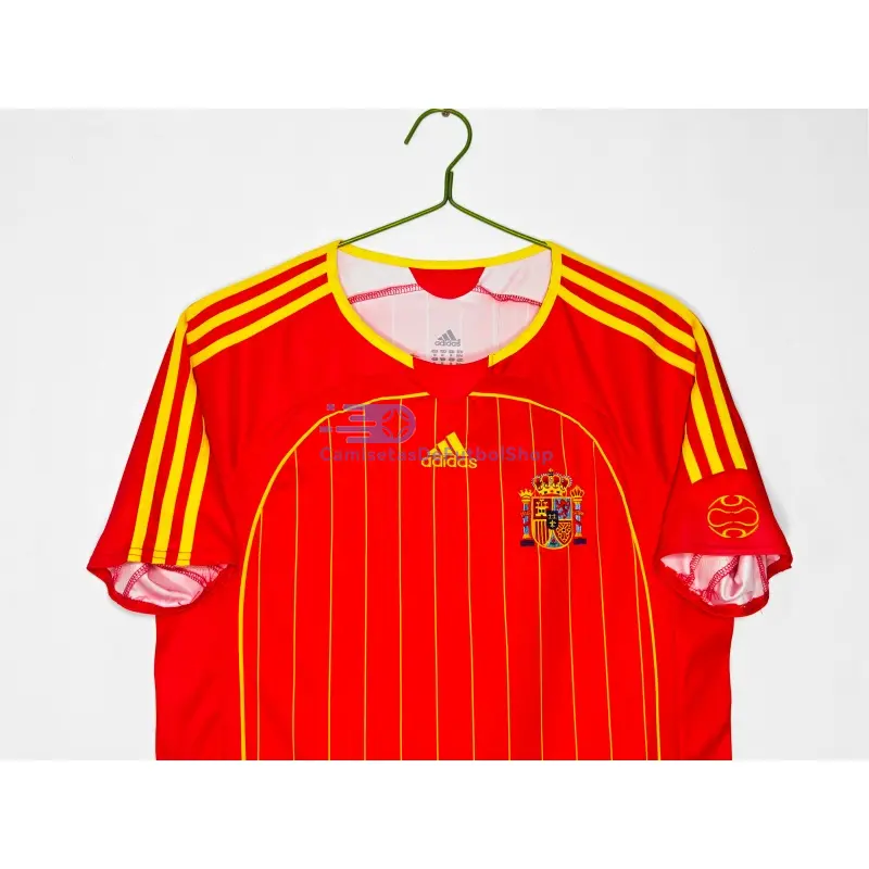 Camiseta España 2006 1ª Equipación Retro Rojo