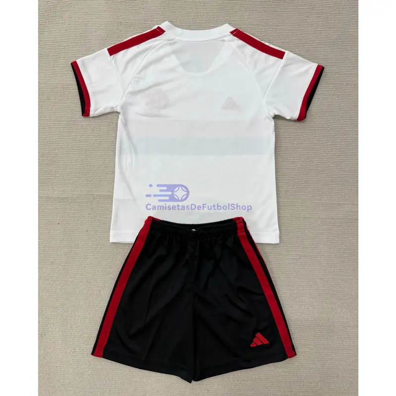 Camiseta Flamengo 2026/2027 2ª Equipación Blanco Niño Kit