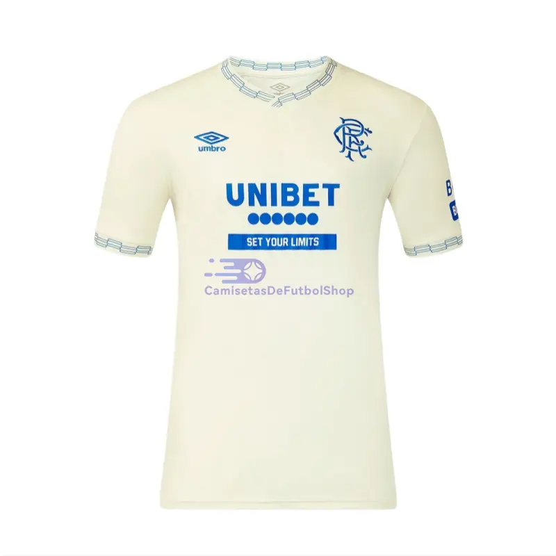 Camiseta Rangers FC 2026/2027 2ª Equipación Beige