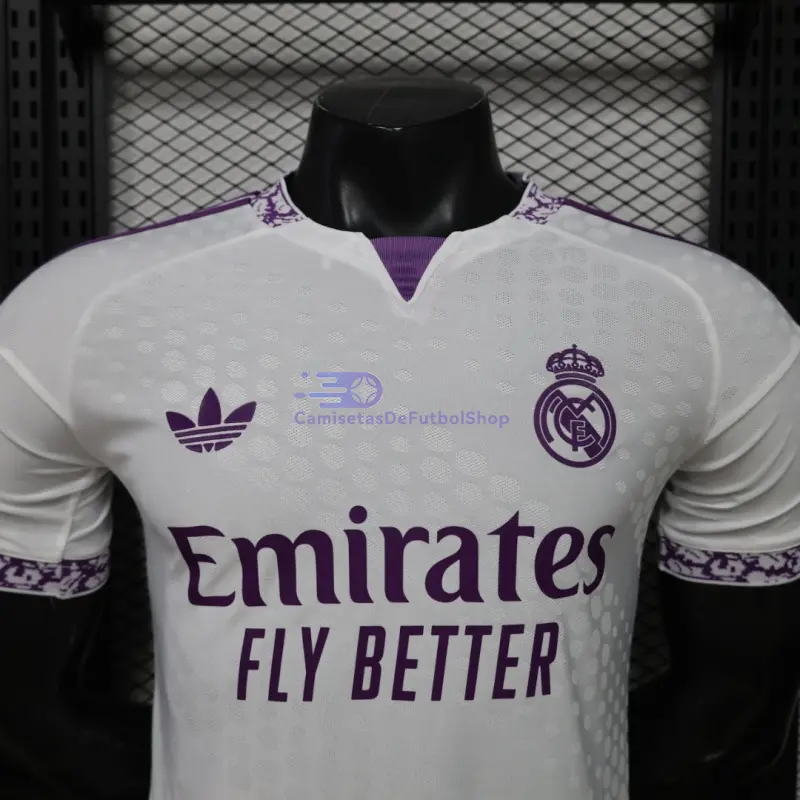 Camiseta Real Madrid 2026/2027 Edición Especial Blanco/Morado (EDICIÓN JUGADOR)