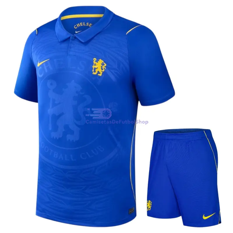 Camiseta Chelsea 2026/2027 1ª Equipación Azul Niño Kit