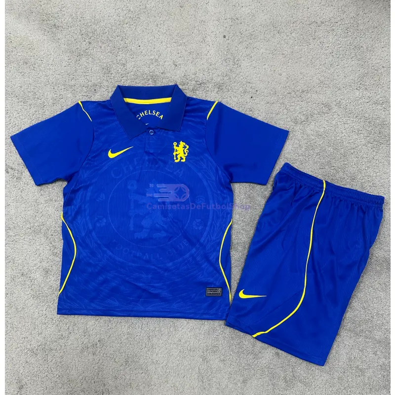 Camiseta Chelsea 2026/2027 1ª Equipación Azul Niño Kit