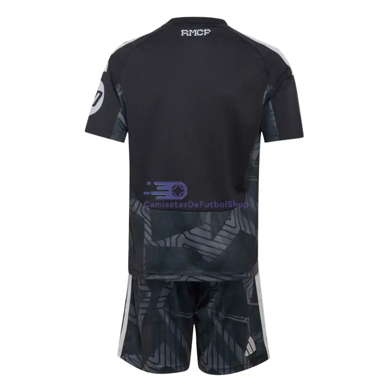 Camiseta de Portero Real Madrid 2026/2027 1ª Equipación Negro Niño Kit