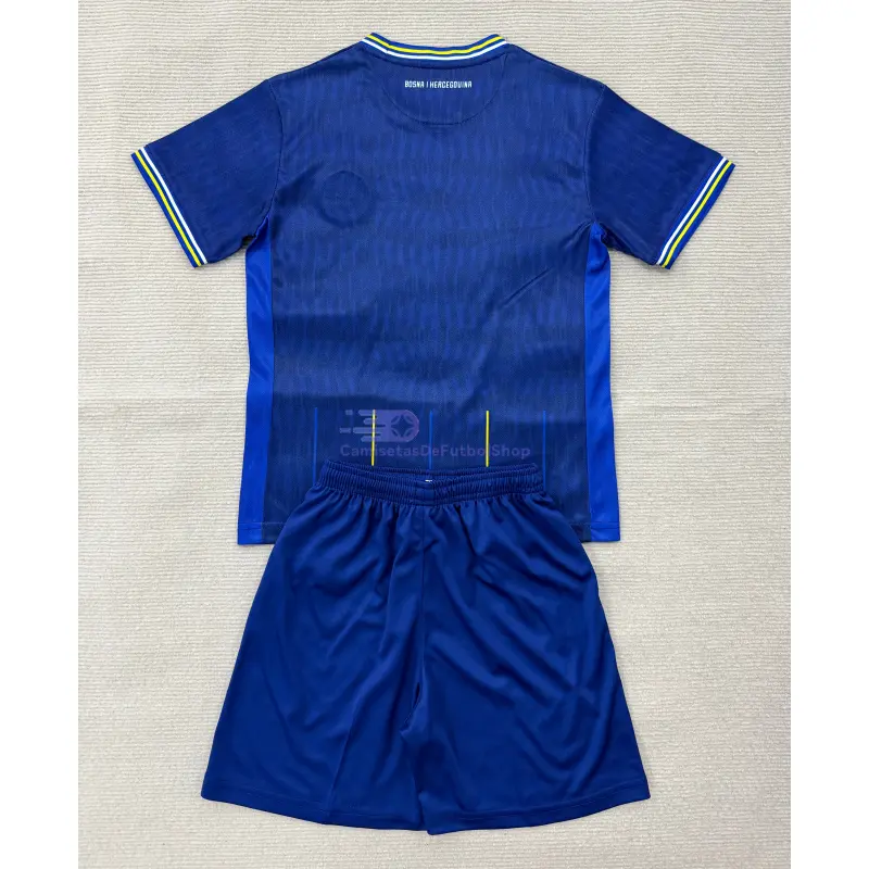 Camiseta Bosnia y Herzegovina 2026 1ª Equipación Mundial Azul Niño Kit
