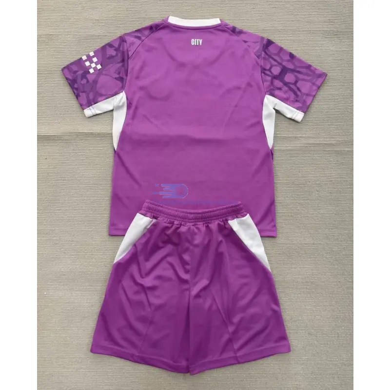 Camiseta de Portero Manchester City 2026/2027 Rosa Niño Kit