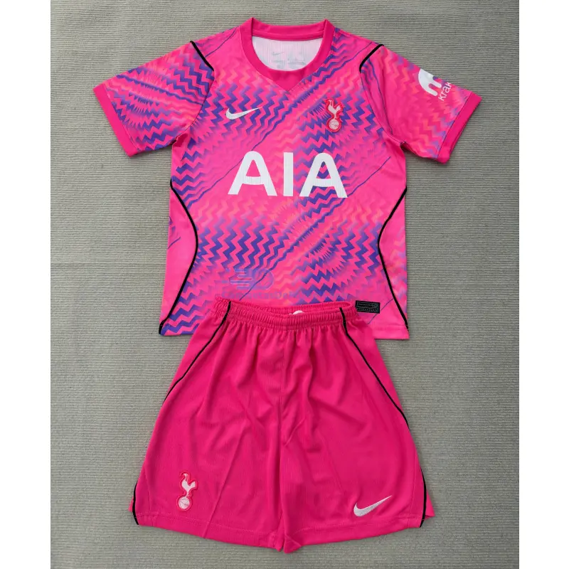 Camiseta de Portero Tottenham Hotspur 2026/2027 Rosa Niño Kit