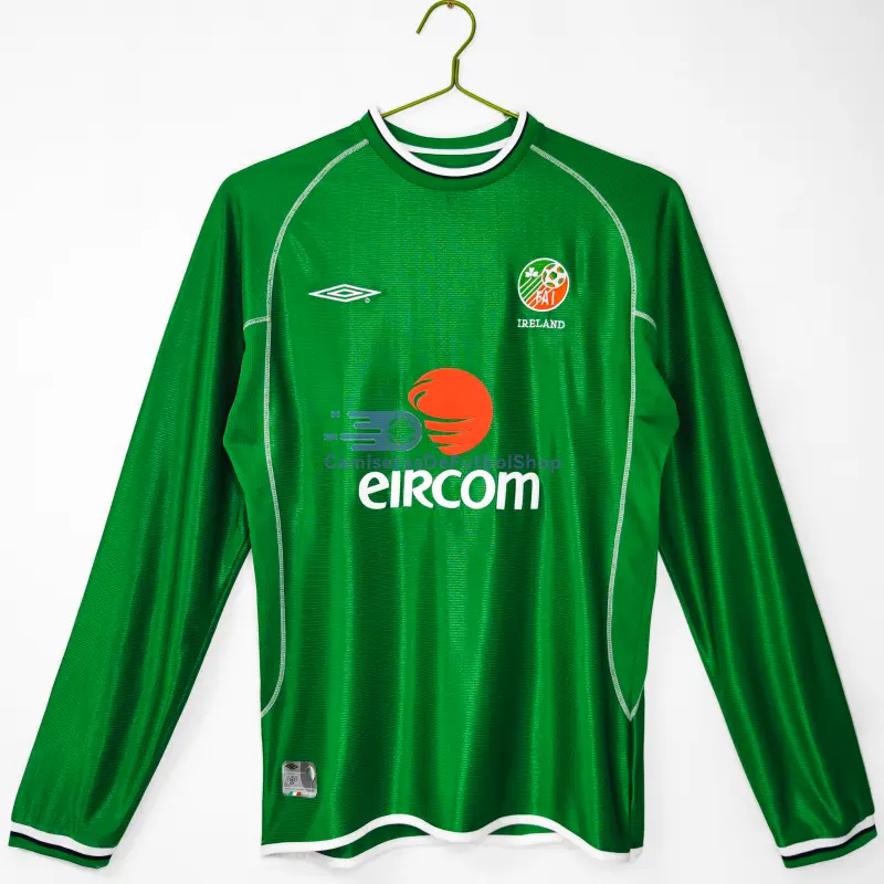 Camiseta Irland 2002 1ª Equipación Retro ML Verde