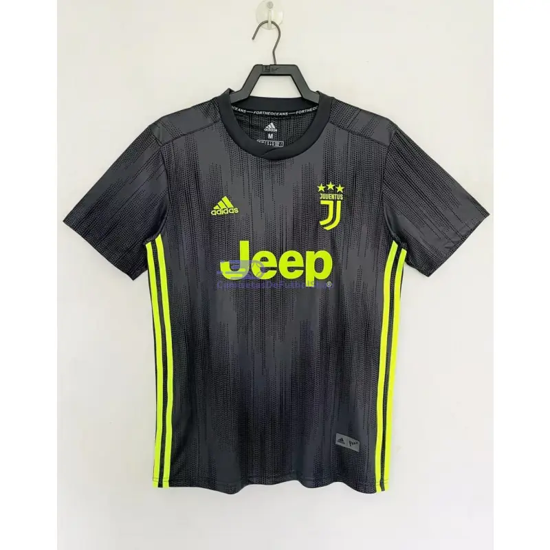 Camiseta Juventus 2018/2019 3ª Equipación Retro Negro/Blanco