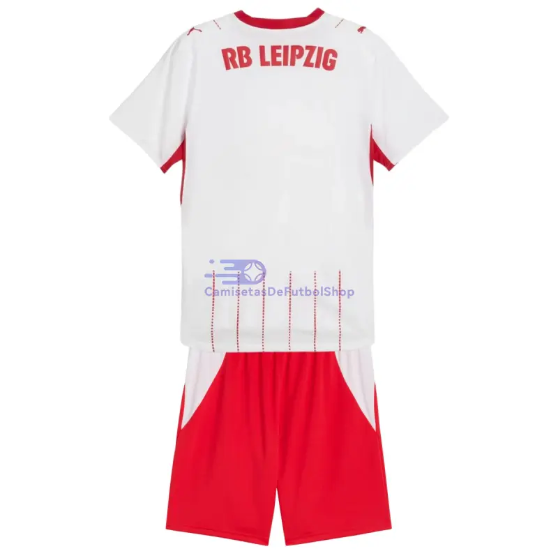 Camiseta Leipzig 2026/2027 1ª Equipación Rojo/Blanco Niño Kit