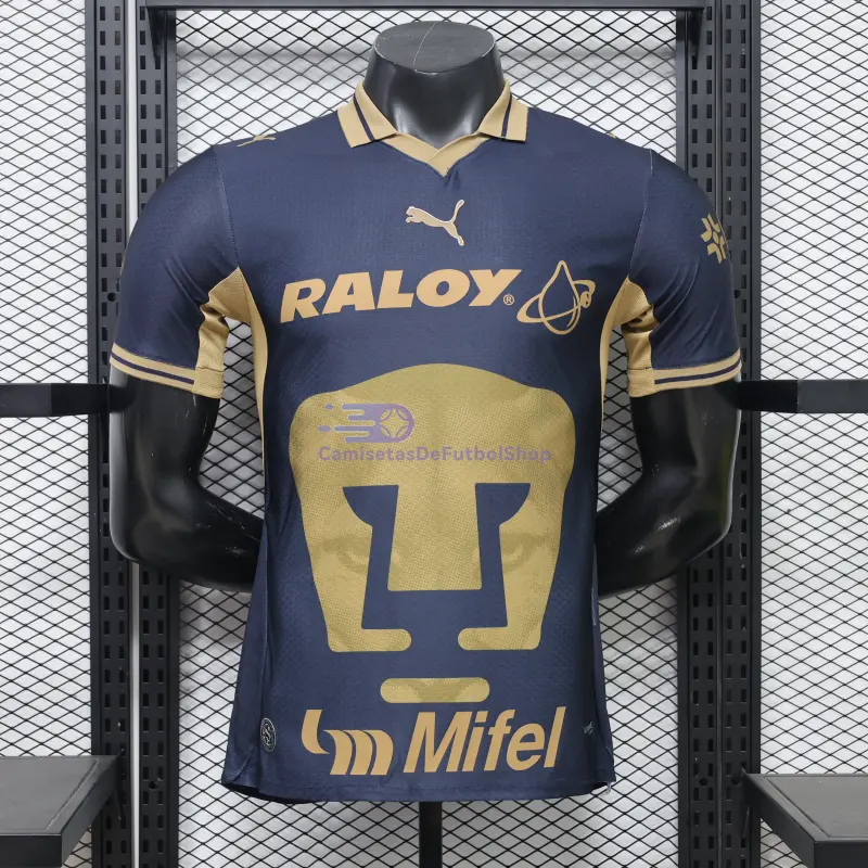 Camiseta Pumas UNAM 2026/2027 2ª Equipación Azul Marino (EDICIÓN JUGADOR)