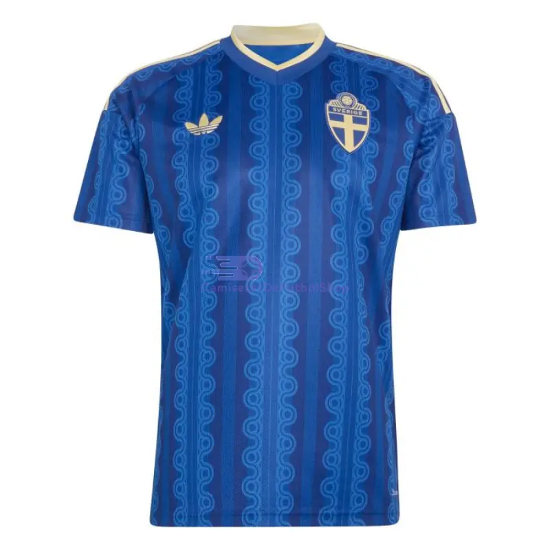 Camiseta Suecia 2026 2ª Equipación Mundial Azul Oscuro