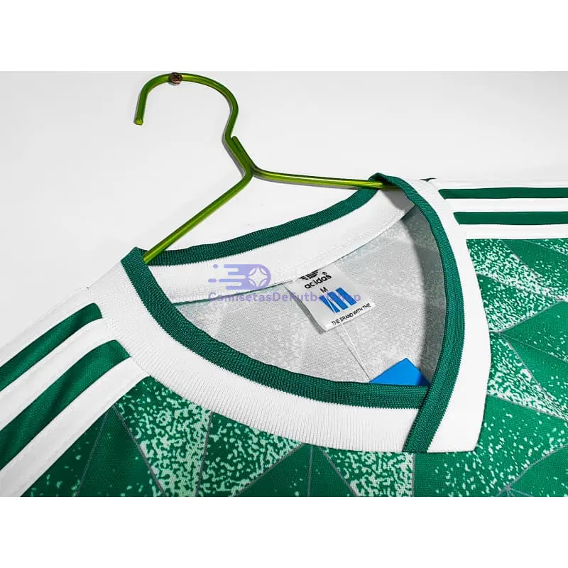 Camiseta Alemania 1990 2ª Equipación Retro 1990 Verde