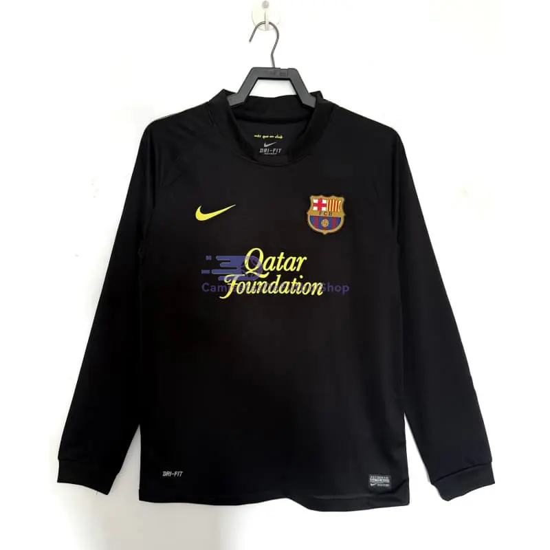 Camiseta Barcelona 2011/2012 2ª Equipación Retro ML Negro