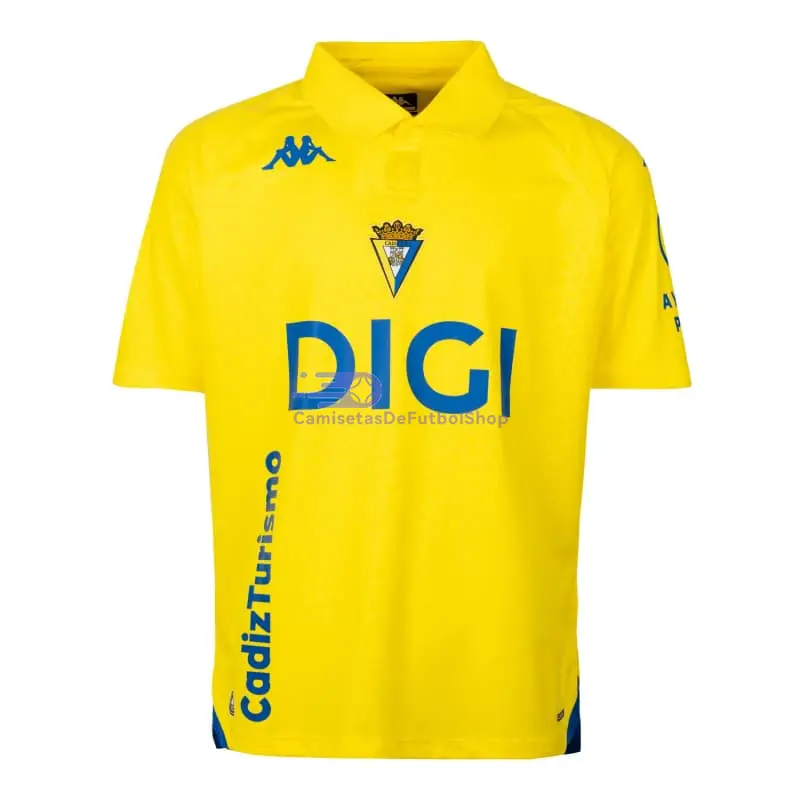 Camiseta Cadiz 2026/2027 1ª Equipación Amarillo con Parche La Liga