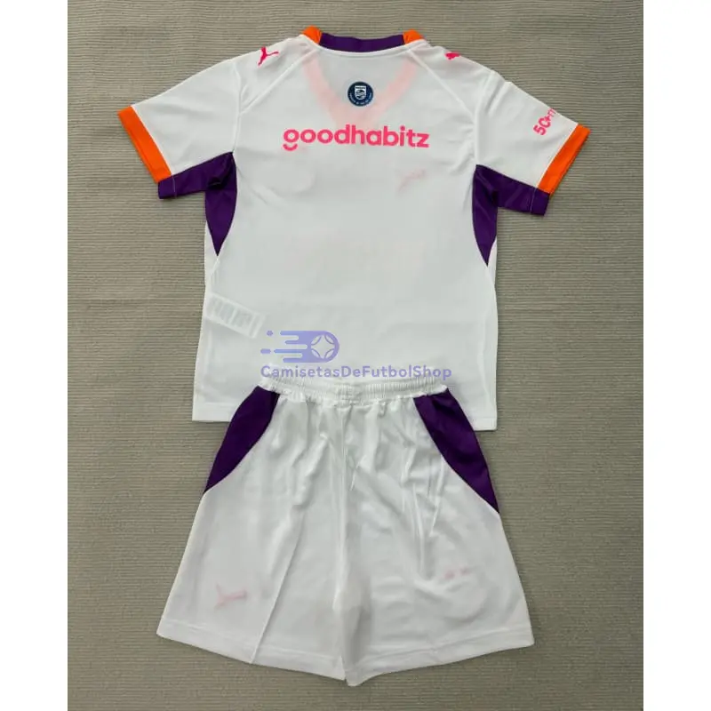 Camiseta PSV Eindhoven 2026/2027 2ª Equipación Blanco Niño Kit
