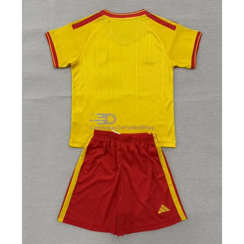 Camiseta RC Lens 2026/2027 1ª Equipación Amarillo/Rojo Niño Kit