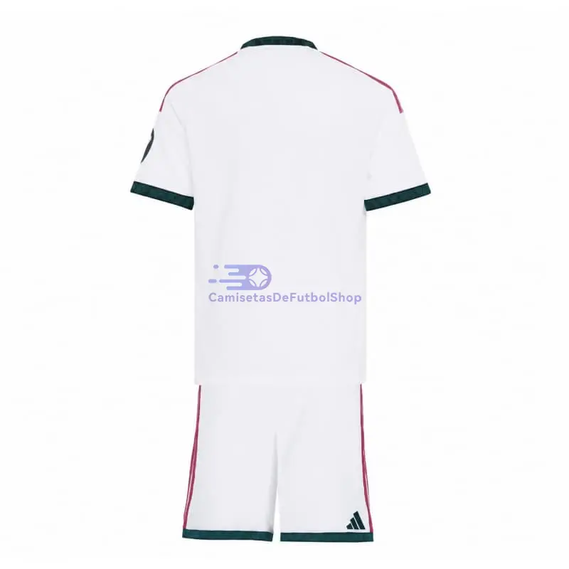 Camiseta Real Madrid 2026/2027 1ª Equipación Blanco Niño Kit con Parche HP