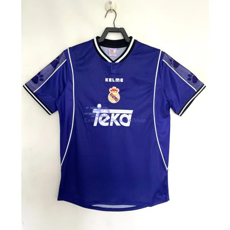 Camiseta Real Madrid 1997/1998 2ª Equipación Retro Azul
