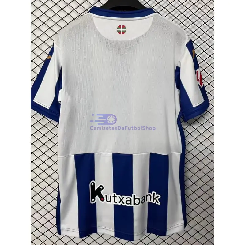Camiseta Real Sociedad 2026/2027 1ª Equipación Azul/Blanco con Parche La Liga