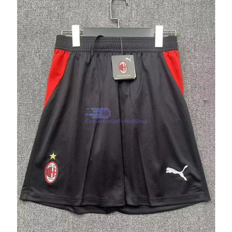 Pantalón Corto AC Milan 2026/2027 1ª Equipación Negro