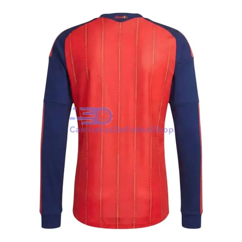 Camiseta España 2026 1ª Equipación Mundial ML Rojo/Azul 2 Estrellas
