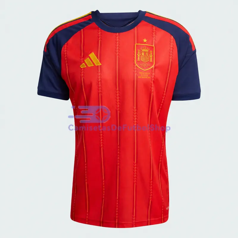 Camiseta España 2026 1ª Equipación Mundial Rojo/Azul Edición Final