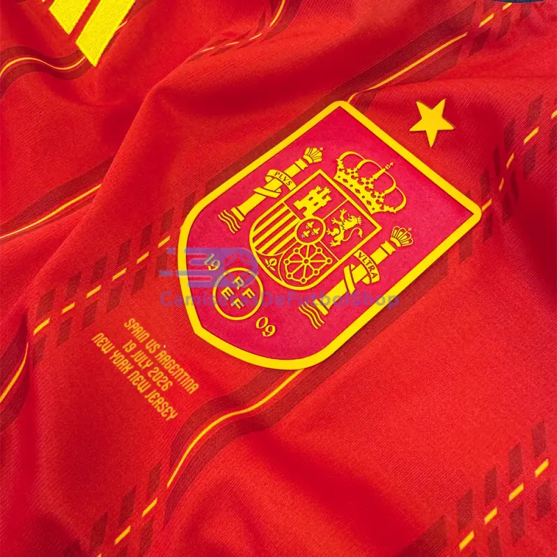 Camiseta España 2026 1ª Equipación Mundial Rojo/Azul Edición Final