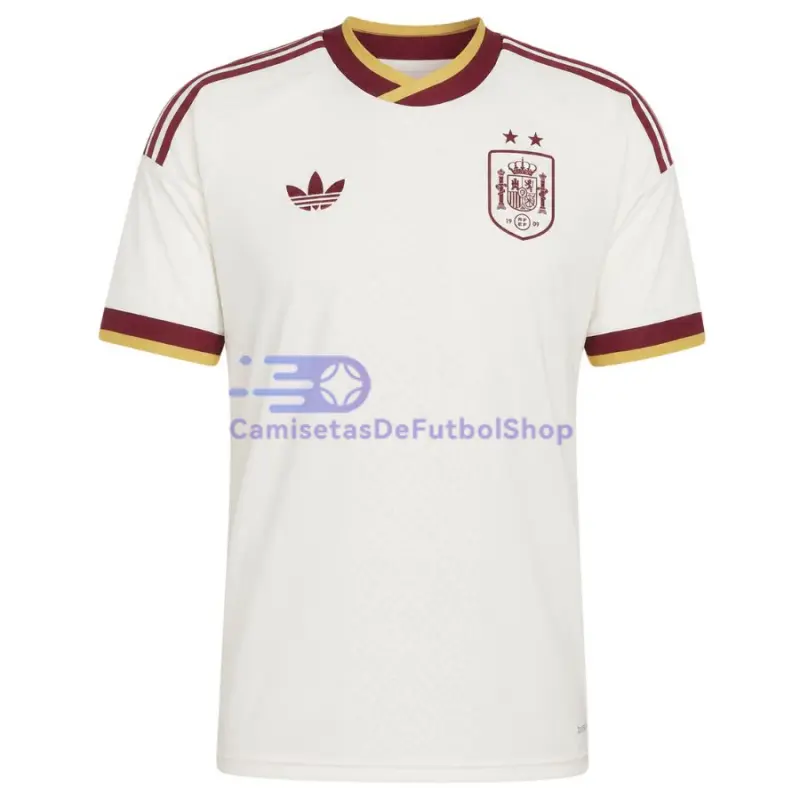 Camiseta España 2026 2ª Equipación Mundial Blanco 2 Estrellas
