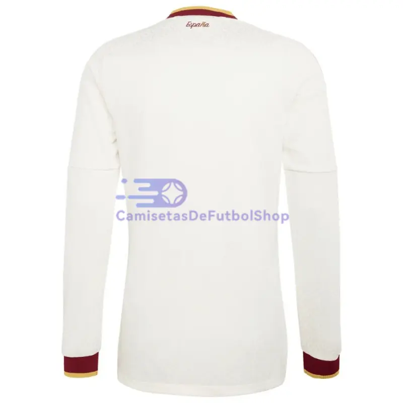 Camiseta España 2026 2ª Equipación Mundial ML Blanco 2 Estrellas
