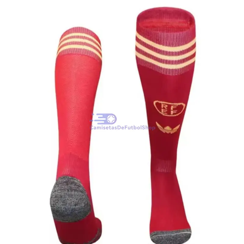 Pantalón Corto España 2026 2ª Equipación Mundial Rojo 2 Estrellas