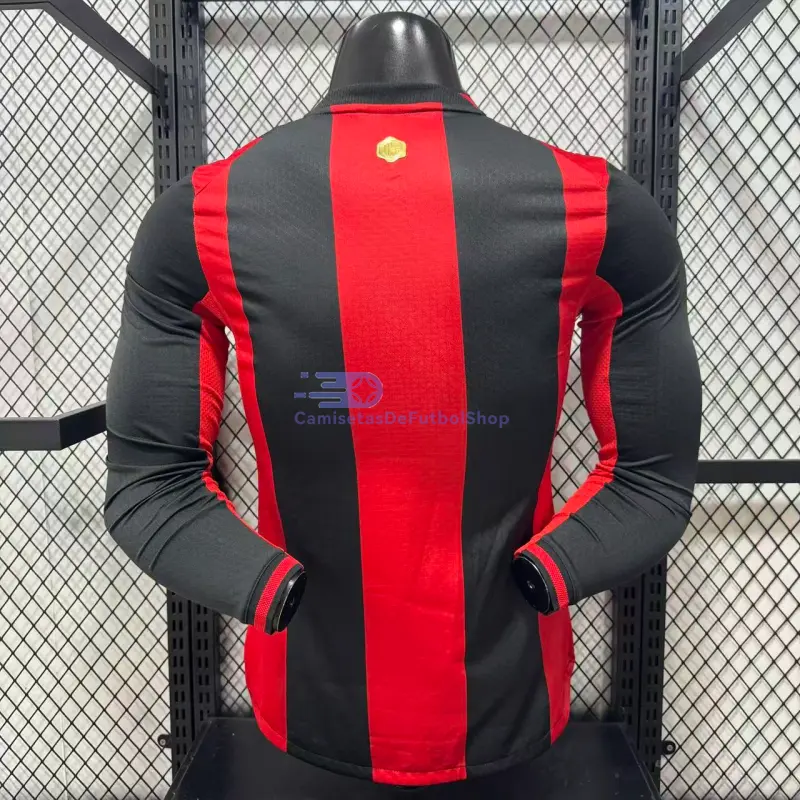 Camiseta AC Milan 2026/2027 1ª Equipación ML Rojo/Negro (EDICIÓN JUGADOR)