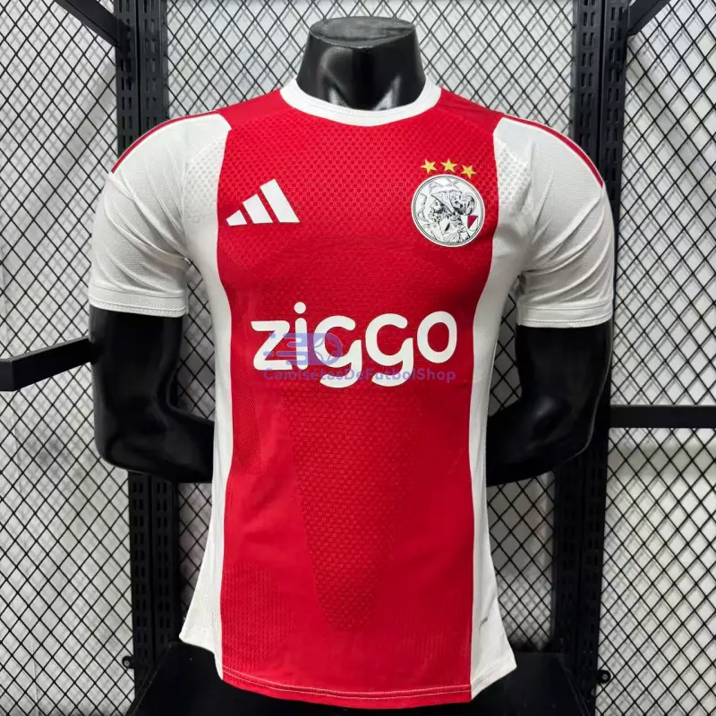 Camiseta Ajax 2026/2027 1ª Equipación Rojo/Blanco (EDICIÓN JUGADOR)