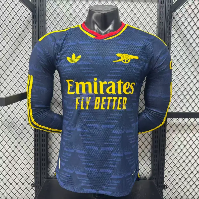 Camiseta Arsenal 2026/2027 2ª Equipación ML Azul Marino (EDICIÓN JUGADOR)