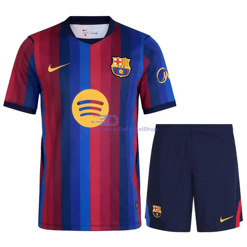 Camiseta Barcelona 2026/2027 1ª Equipación Rojo/Azul Niño Kit