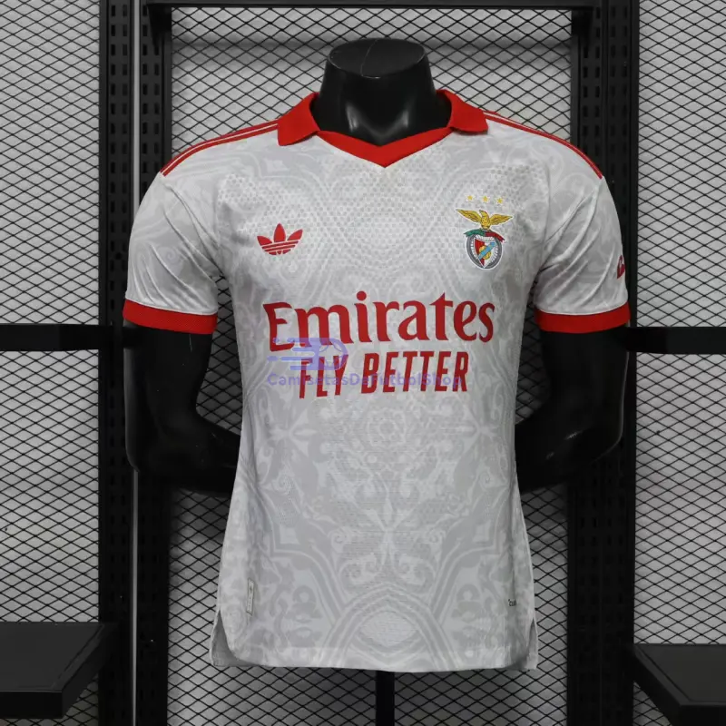 Camiseta Benfica 2026/2027 2ª Equipación Blanco (EDICIÓN JUGADOR)