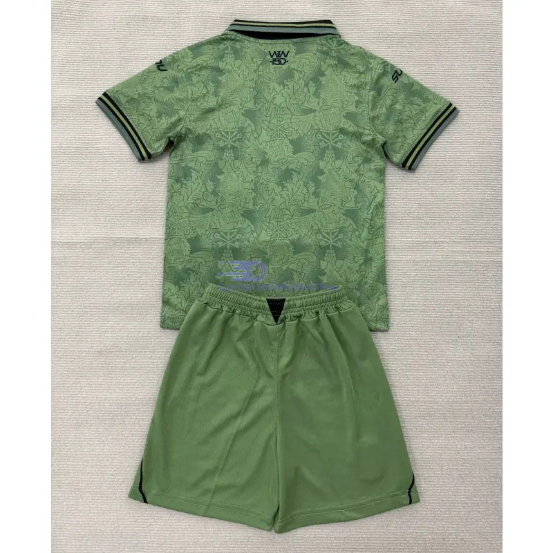 Camiseta de Portero Wolverhampton Wanderers 2026/2027 1ª Equipación Verde Niño Kit