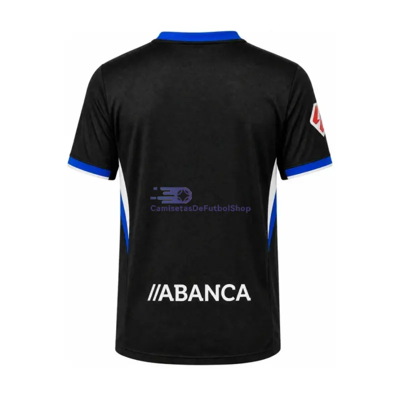 Camiseta Deportivo de La Coruña 2026/2027 2ª Equipación Negro con Parche La Liga